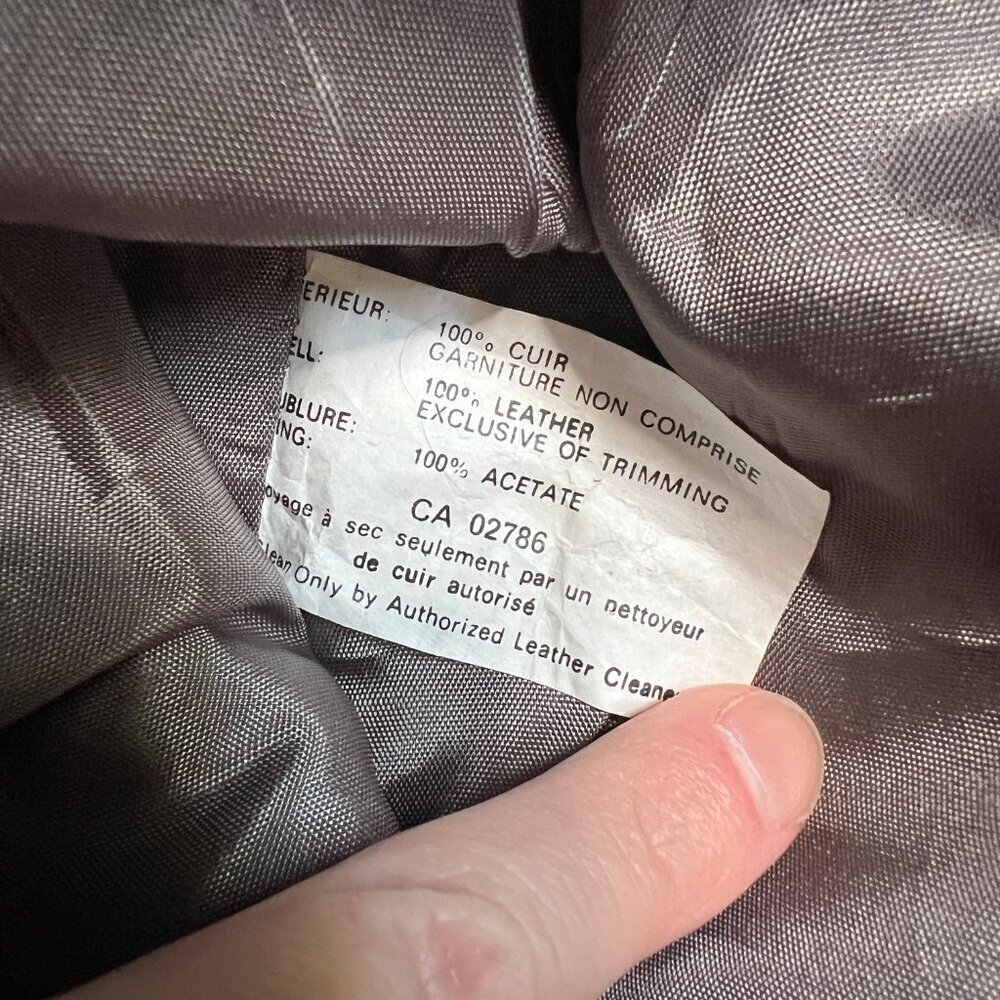100% Leather Holt Renfrew Trouser Pants Pleated Straight Leg Old Money Luxury - Picture 5 of 7